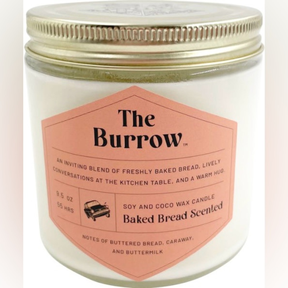 Harry Potter The Burrow Baked Bread Candle